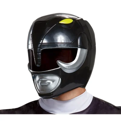 Disguise Black Ranger Helmet For Adults