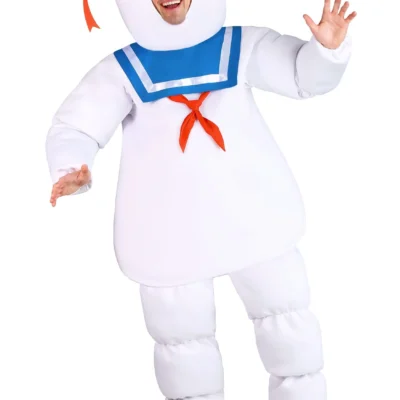 Boloparty Ghostbusters Adult Stay Puft Costume -Fun Costumes Store adult ghostbusters stay puft costume alt 1