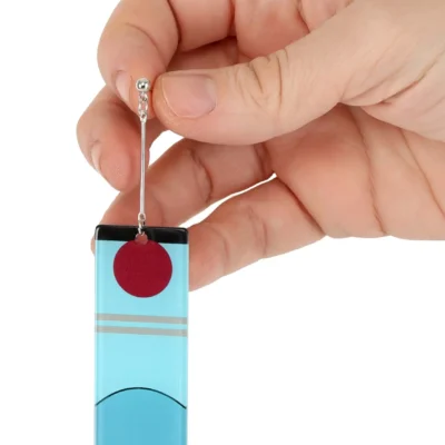 Karnival Costumes Monster Slayer Anime Costume Earrings -Fun Costumes Store anime slayer earrings alt 2