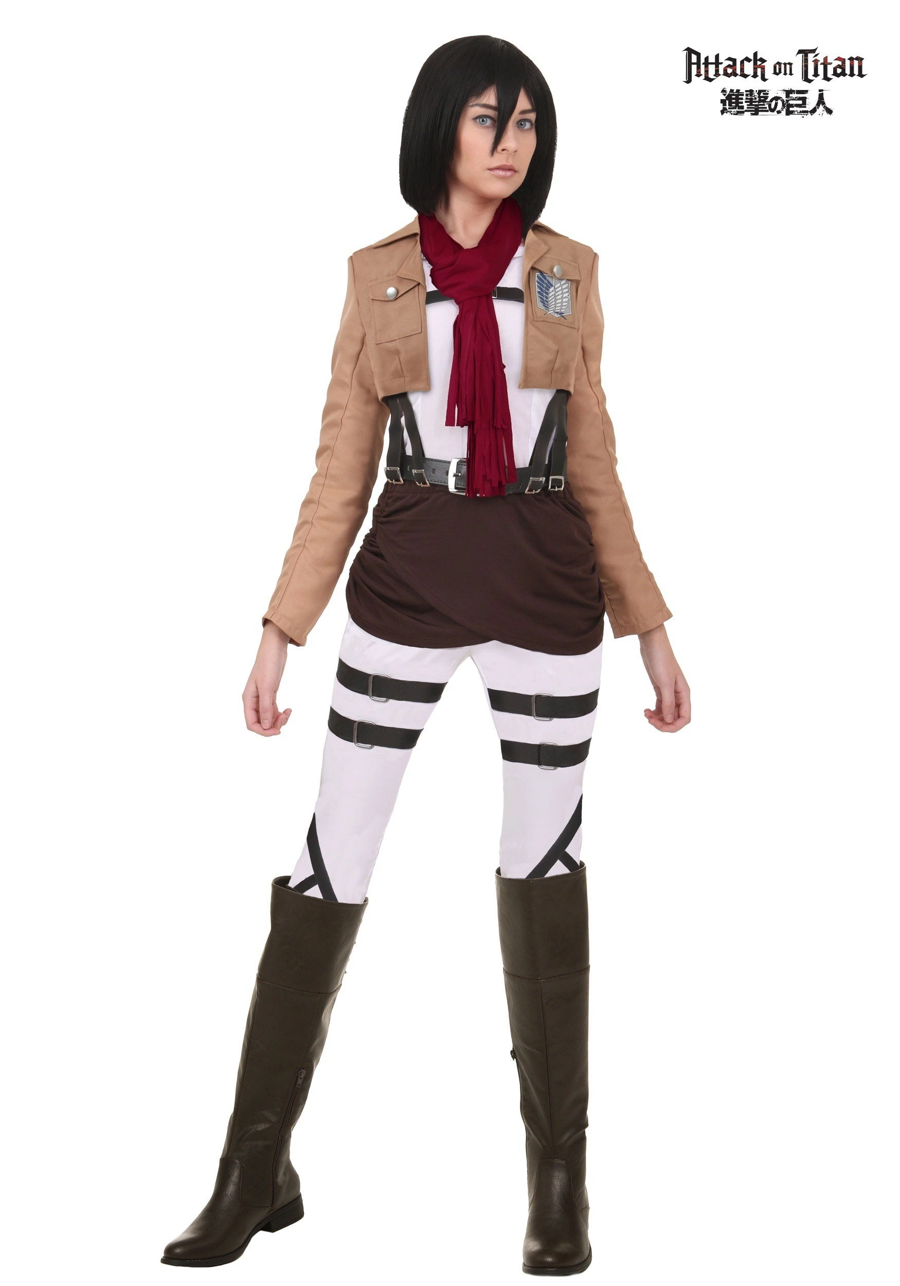 Hing Ting Attack On Titan Mikasa Costume 3 Hing Ting Attack On Titan Mikasa Costume