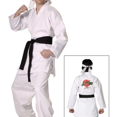 Fun Costumes Authentic Karate Kid Daniel San Costume For Adults