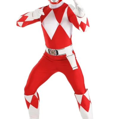 Fun Costumes Authentic Power Rangers Adult Red Ranger Costume