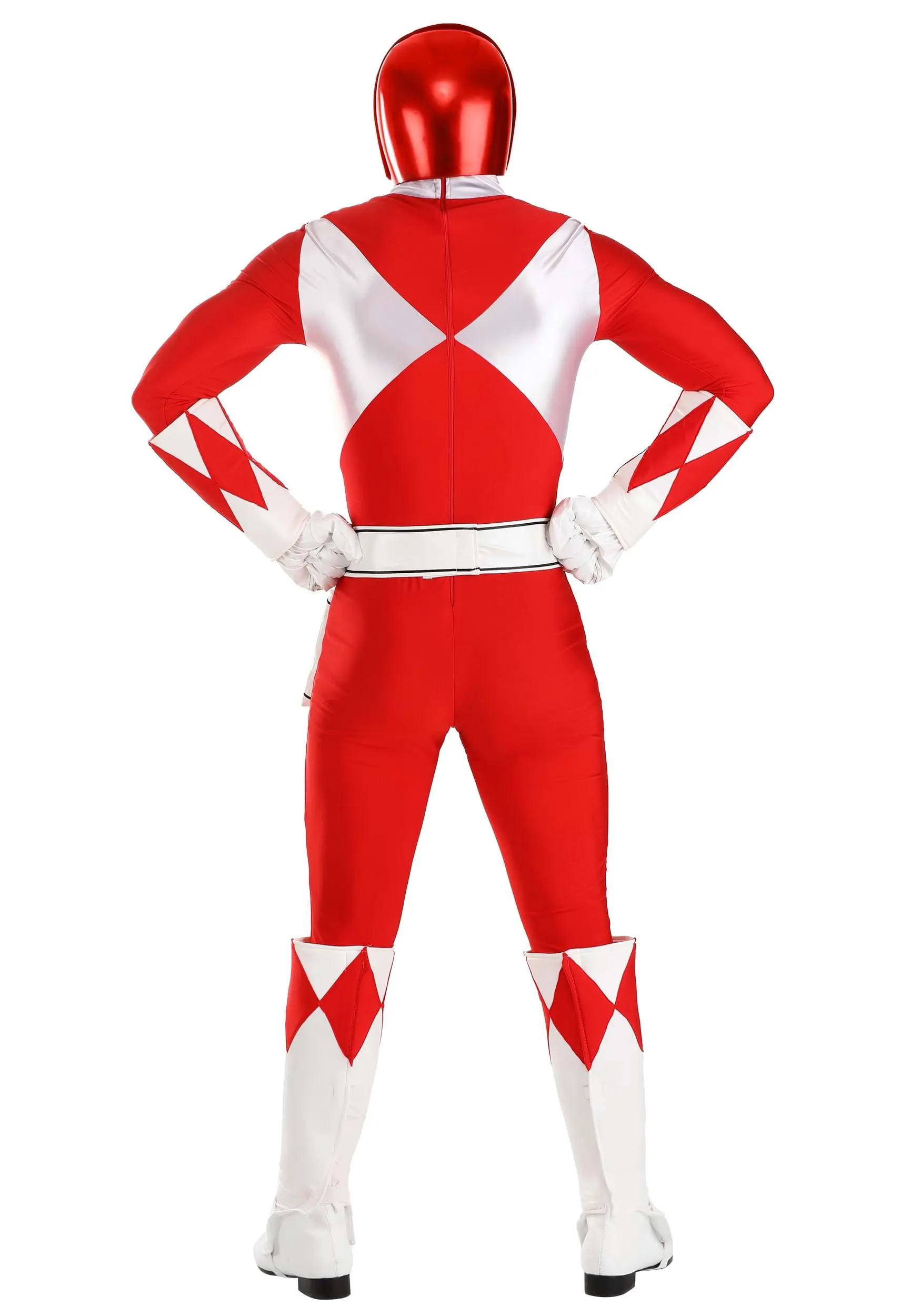 Fun Costumes Authentic Power Rangers Adult Red Ranger Costume 5 Fun Costumes Authentic Power Rangers Adult Red Ranger Costume - Image 3