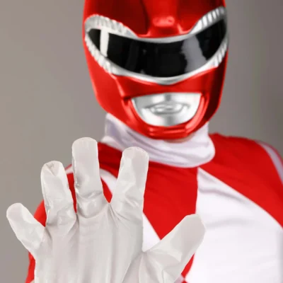 Fun Costumes Authentic Power Rangers Adult Red Ranger Costume 18 Fun Costumes Authentic Power Rangers Adult Red Ranger Costume -Fun Costumes Store authentic power rangers red ranger costume alt 6