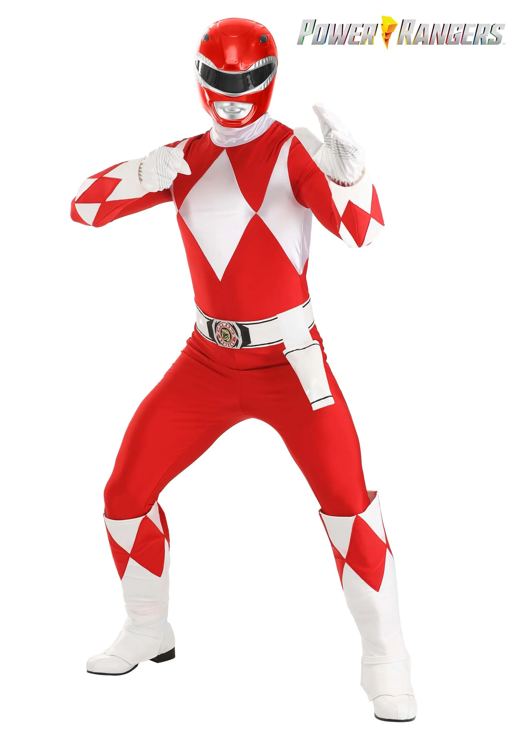 Fun Costumes Authentic Power Rangers Adult Red Ranger Costume 3 Fun Costumes Authentic Power Rangers Adult Red Ranger Costume