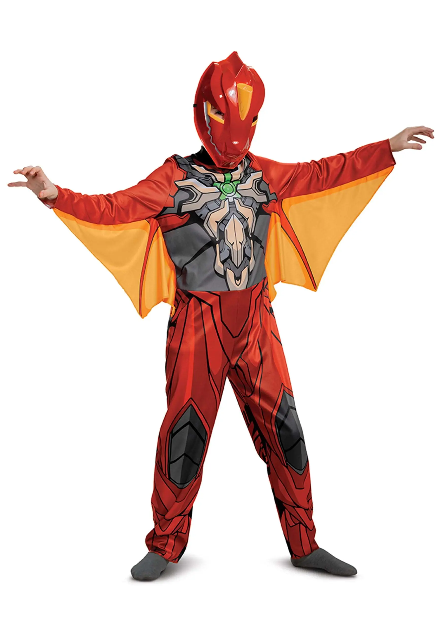 Disguise Bakugan Kids Dragonoid Classic Costume 3 Disguise Bakugan Kids Dragonoid Classic Costume