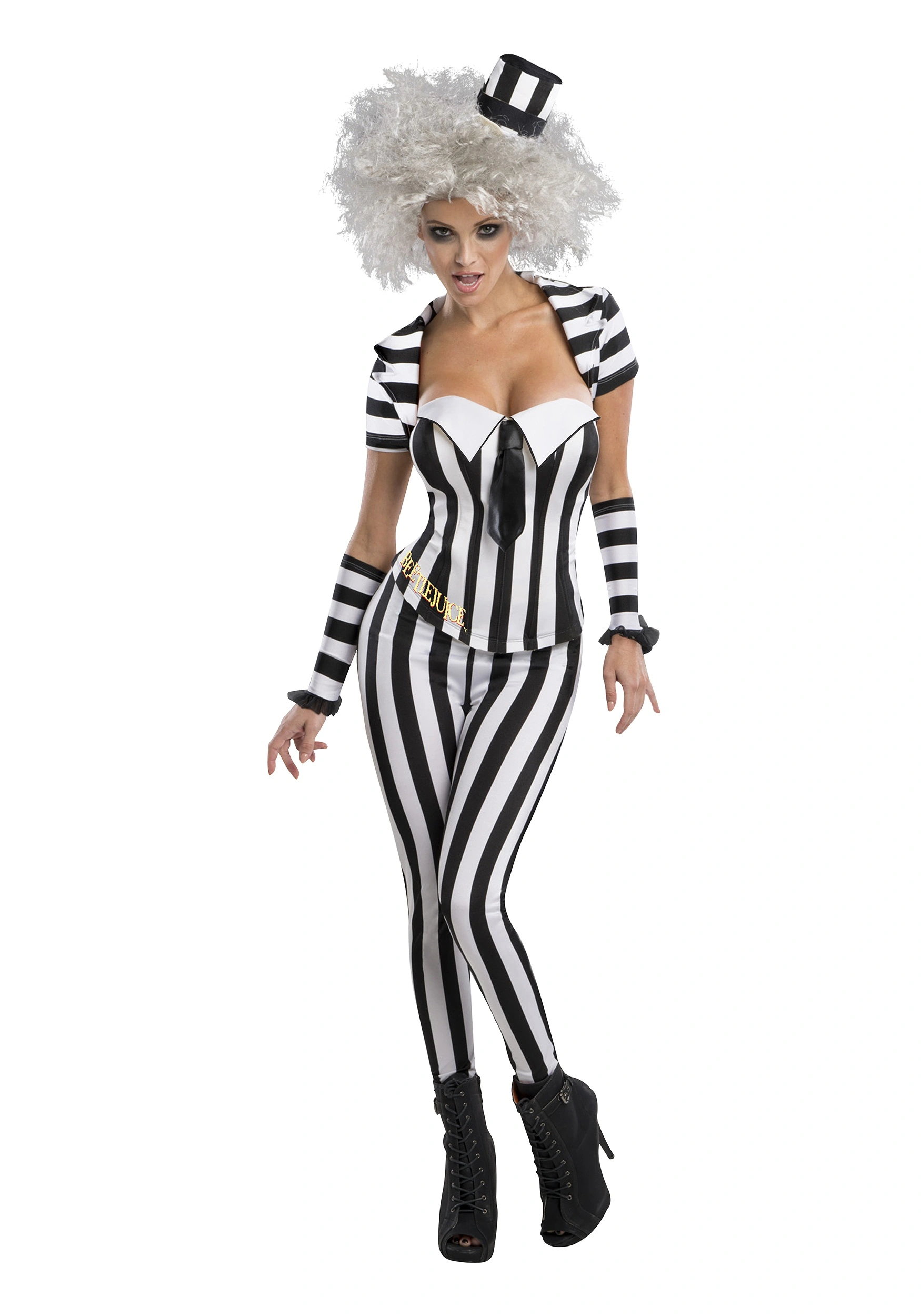 Rubies Costume Co. Inc Women's Beetlejuice Corset Costume 2 Rubies Costume Co. Inc Women's Beetlejuice Corset Costume