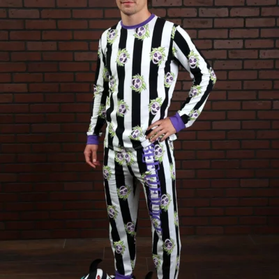 Cakeworthy Adult Beetlejuice PJ Set