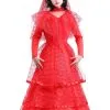 Fun Costumes Girl's Gothic Red Wedding Dress Costume