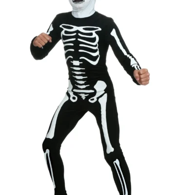 Fun Costumes Karate Kid Skeleton Suit Costume For Kids