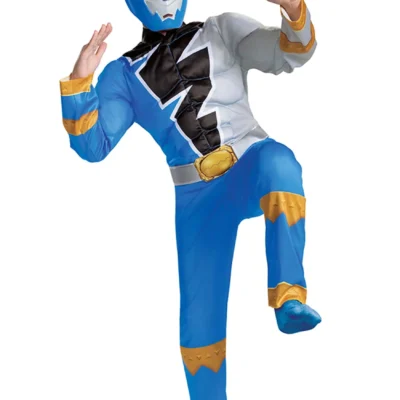 Disguise Power Rangers Dino Fury Blue Ranger Costume For Kids 15 Disguise Power Rangers Dino Fury Blue Ranger Costume For Kids -Fun Costumes Store child power rangers dino fury blue ranger costume alt 6