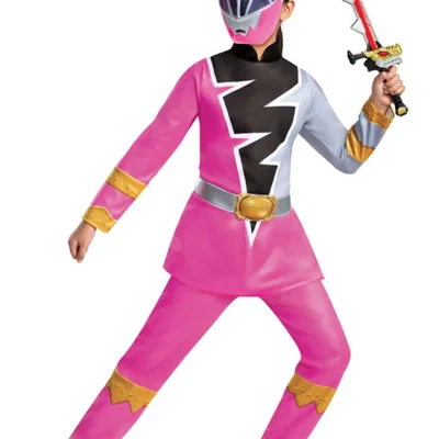 Disguise Power Rangers Dino Fury Pink Ranger Costume For Kids 16 Disguise Power Rangers Dino Fury Pink Ranger Costume For Kids -Fun Costumes Store child power rangers dino fury pink ranger costume alt 5