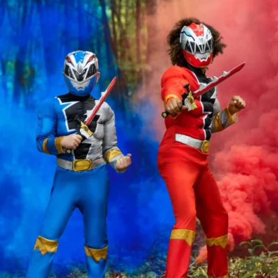 Disguise Power Rangers Dino Fury Red Ranger Costume For Kids -Fun Costumes Store child power rangers dino fury red ranger costume alt 5