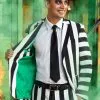 Haizhilan Garment CO., LTD Classic Beetlejuice Men's Blazer -Fun Costumes Store classic beetlejuice blazer for men update
