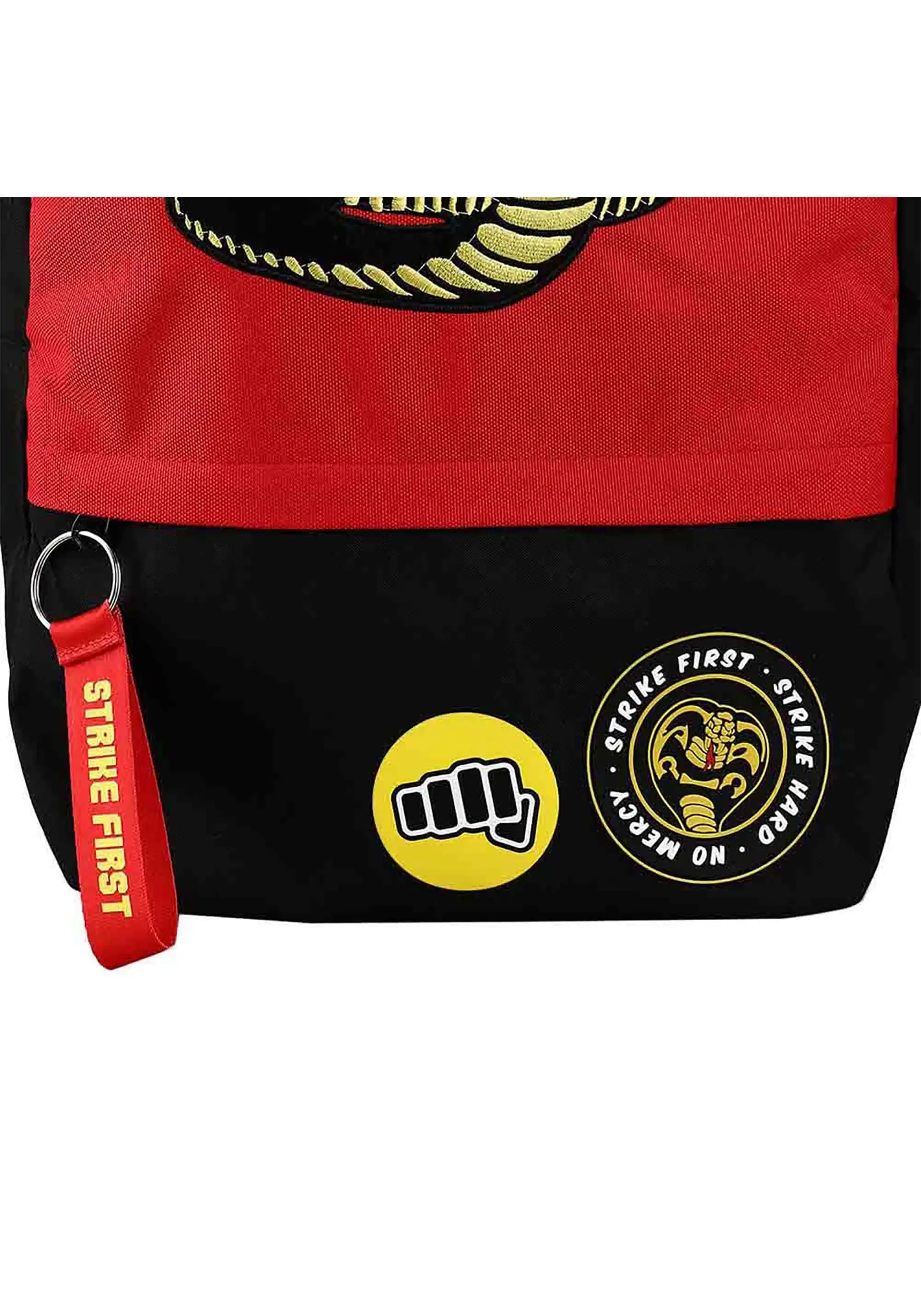 Bioworld Merchandising / Independent Sales Cobra Kai Embroidered Laptop Backpack 8 Bioworld Merchandising / Independent Sales Cobra Kai Embroidered Laptop Backpack - Image 6