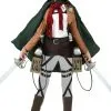 Fun Costumes Attack On Titan Mikasa Deluxe Costume 1 Fun Costumes Attack On Titan Mikasa Deluxe Costume -Fun Costumes Store deluxe attack on titan mikasa costume 1