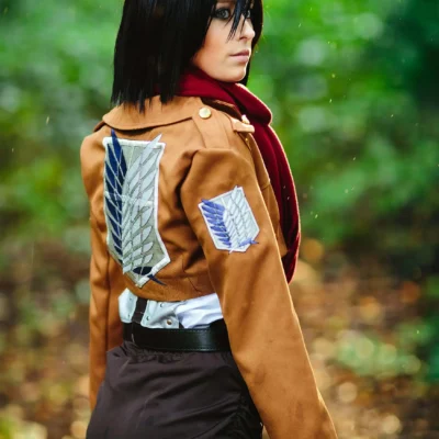 Fun Costumes Attack On Titan Mikasa Deluxe Costume 16 Fun Costumes Attack On Titan Mikasa Deluxe Costume -Fun Costumes Store deluxe attack on titan mikasa costume alt 4