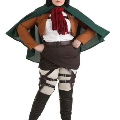 Fun Costumes Attack On Titan Mikasa Deluxe Costume 20 Fun Costumes Attack On Titan Mikasa Deluxe Costume -Fun Costumes Store deluxe attack on titan mikasa costume alt 8