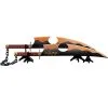 Bandai Demon Slayer Proplica Tengen Uzui's Nichirin 1/1 Scale Swords -Fun Costumes Store demon slayer nichirin sword bandai spirits proplica