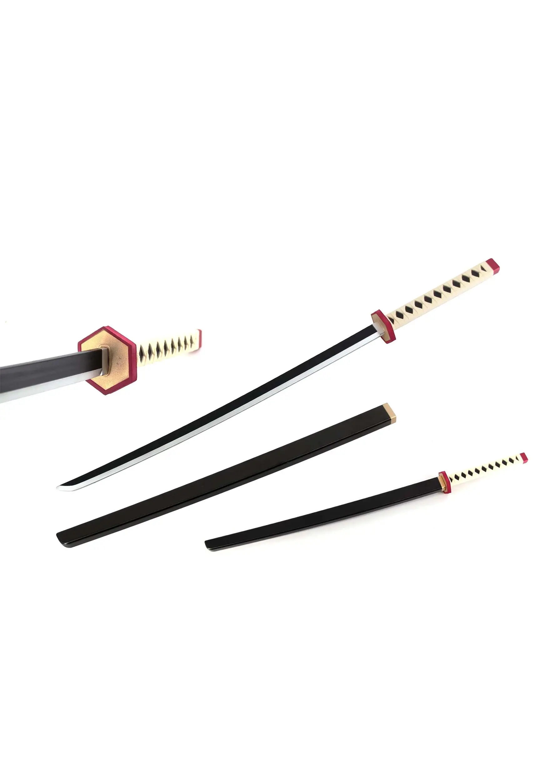 Ruian Fly Cutlery Demon Slayer: Water Hashira - Giyu Tomioka Cosplay Sword Accessory 3 Ruian Fly Cutlery Demon Slayer: Water Hashira - Giyu Tomioka Cosplay Sword Accessory