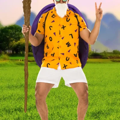 Fun Costumes Dragon Ball Z Master Roshi Men's Costume -Fun Costumes Store dragon ball z adult master roshi costume alt 2