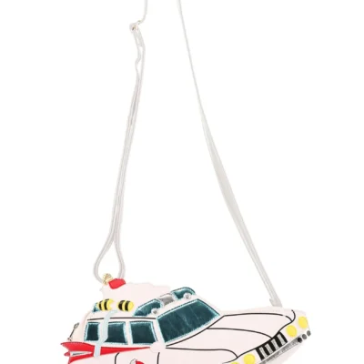 OMG Handbags Ghostbuster Ecto-1 Car Bag Accessory -Fun Costumes Store ghostbuster ecto 1 car clutch purse alt2