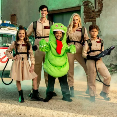Fun Costumes Ghostbusters Slimer Kid's Costume 13 Fun Costumes Ghostbusters Slimer Kid's Costume -Fun Costumes Store ghostbusters child slimer costume alt 4