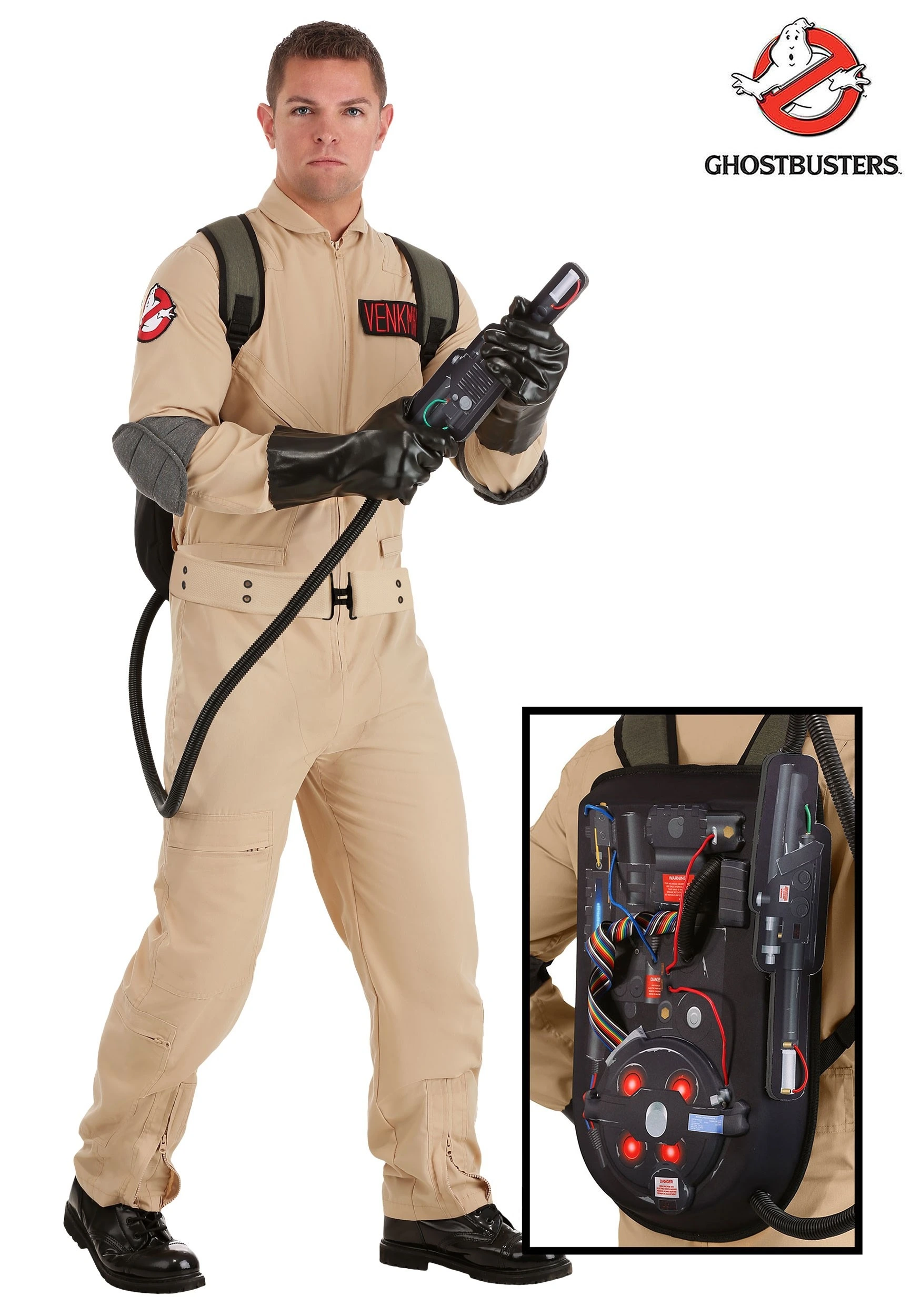Fun Costumes Men's Ghostbusters Cosplay Costume 6 Fun Costumes Men's Ghostbusters Cosplay Costume - Image 4