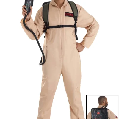 Fun Costumes Ghostbusters Men's Plus Size Deluxe Costume