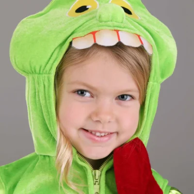 M&R TOY CO., LTD Girl's Toddler Ghostbusters Slimer Costume -Fun Costumes Store ghostbusters toddler girls slimer costume alt 2