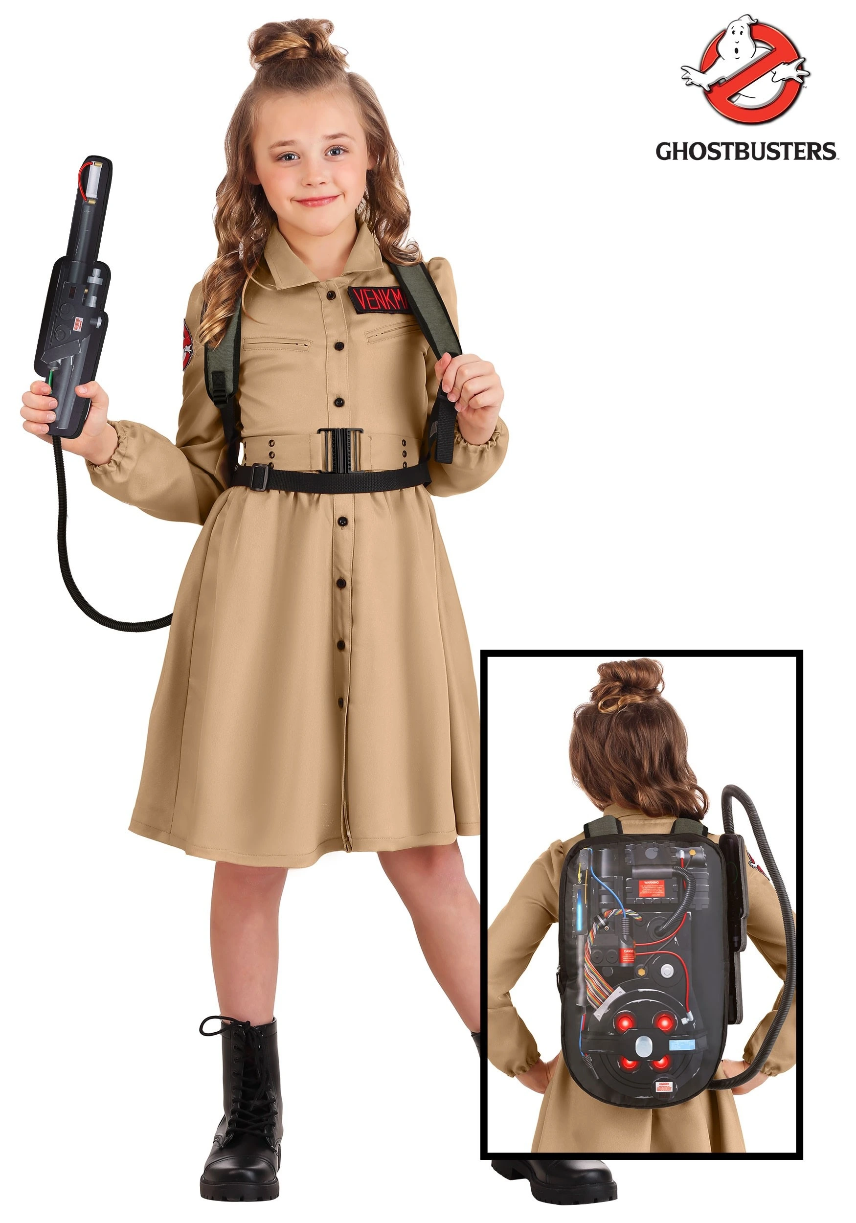 Fun Costumes Ghostbusters Girls Costume Dress 6 Fun Costumes Ghostbusters Girls Costume Dress - Image 4