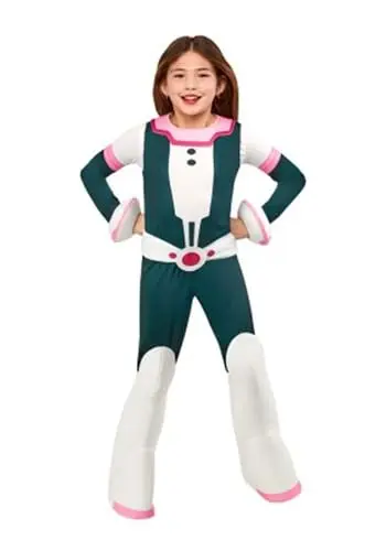 Rubies Costume Co. Inc Girl's Uravity My Hero Acadamia Ochaco Uraraka Costume 3 Rubies Costume Co. Inc Girl's Uravity My Hero Acadamia Ochaco Uraraka Costume