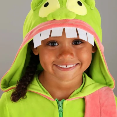 Fun Costumes Ghostbusters Slimer Hoodie Costume For Kids -Fun Costumes Store kids ghostbusters slimer hoodie costume alt 2