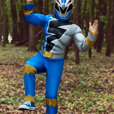 Disguise Power Rangers Dino Fury Blue Ranger Costume For Kids