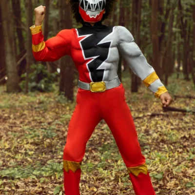 Disguise Power Rangers Dino Fury Red Ranger Costume For Kids