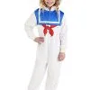 BigWan Apparel Co. Kid's Stay Puft Marshmallow Man Costume Onesie 1 BigWan Apparel Co. Kid's Stay Puft Marshmallow Man Costume Onesie -Fun Costumes Store kids stay puft marshmallow man costume onesie
