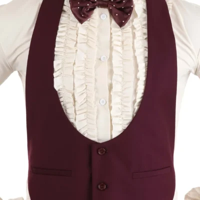 Haizhilan Garment CO., LTD Beetlejuice Wedding Suit Vest -Fun Costumes Store mens beetlejuice wedding suit vest alt 3