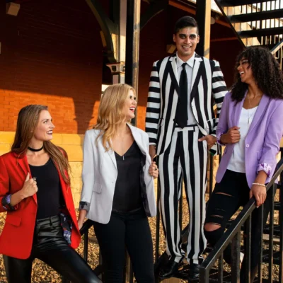 Haizhilan Garment CO., LTD Classic Beetlejuice Men's Blazer -Fun Costumes Store mens classic beetlejuice blazer alt 4