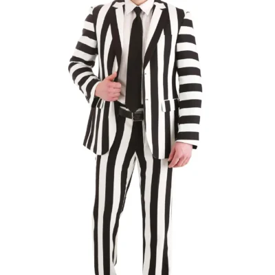 Haizhilan Garment CO., LTD Classic Beetlejuice Men's Blazer -Fun Costumes Store mens classic beetlejuice blazer alt 7