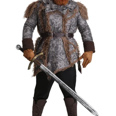 Fun Costumes Men's Plus Size Wild Warrior Costume