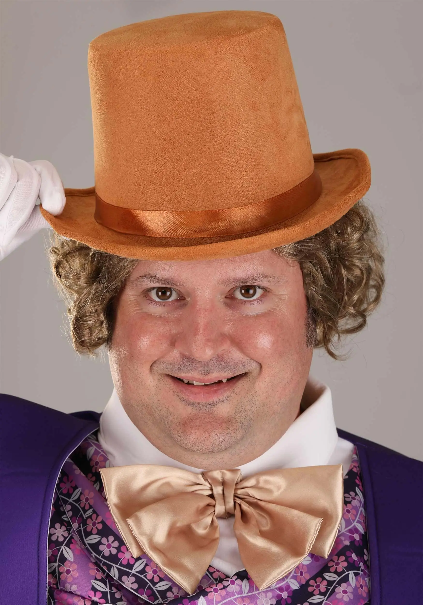 Jerry Leigh Plus Size Willy Wonka Costume For Men 5 Jerry Leigh Plus Size Willy Wonka Costume For Men - Image 3