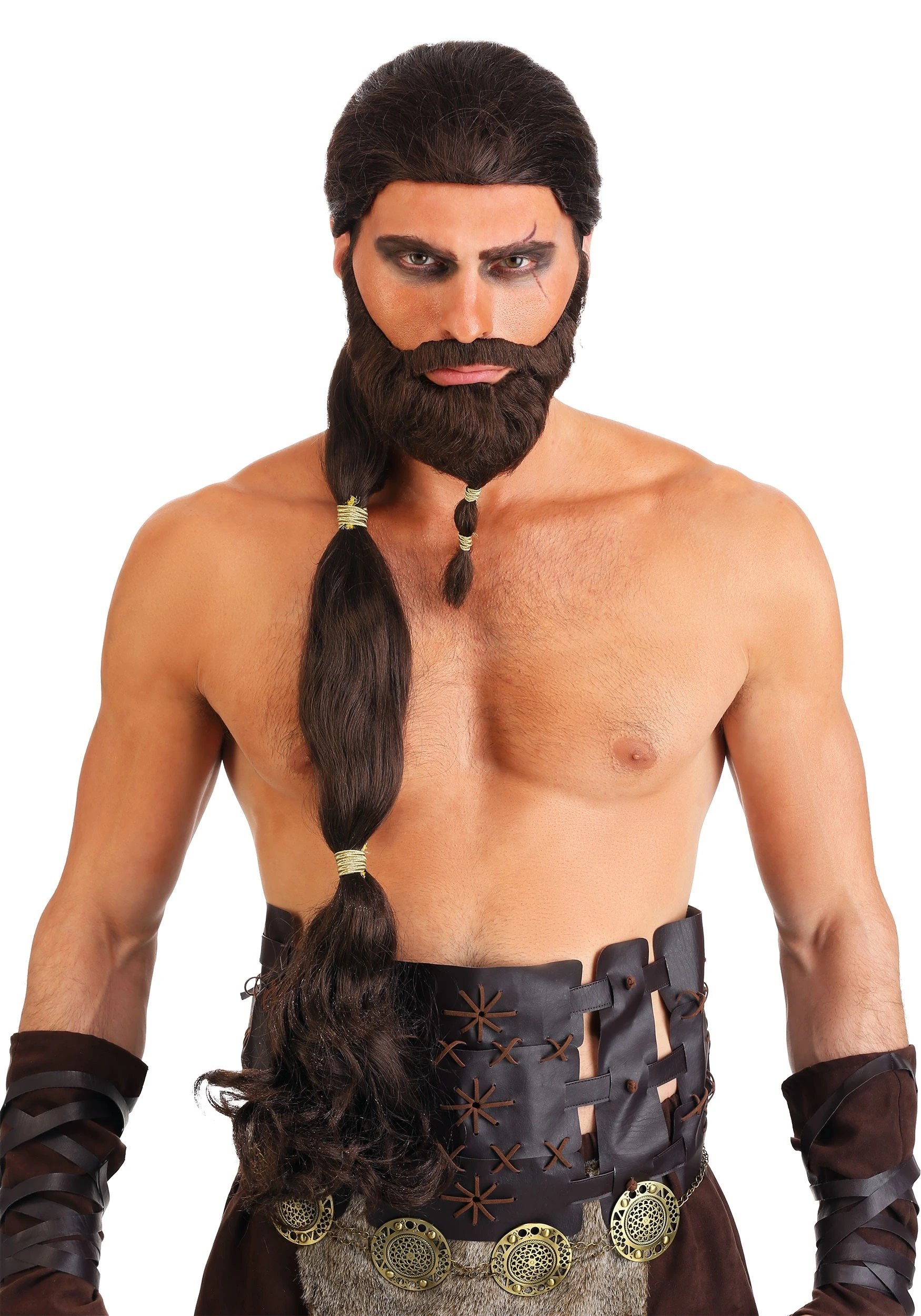 Partytime Costume & Lingerie (Yiwu) Factory Warrior King Wig And Beard 3 Partytime Costume & Lingerie (Yiwu) Factory Warrior King Wig And Beard