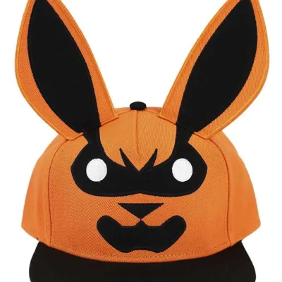 Bioworld Merchandising / Independent Sales Naruto Kurama Big Face 3D Flat Bill Snapback Hat