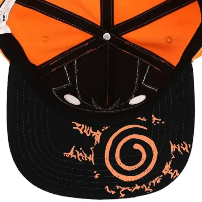 Bioworld Merchandising / Independent Sales Naruto Kurama Big Face 3D Flat Bill Snapback Hat 11 Bioworld Merchandising / Independent Sales Naruto Kurama Big Face 3D Flat Bill Snapback Hat -Fun Costumes Store naruto kurama big face 3d flat bill snapback alt 4