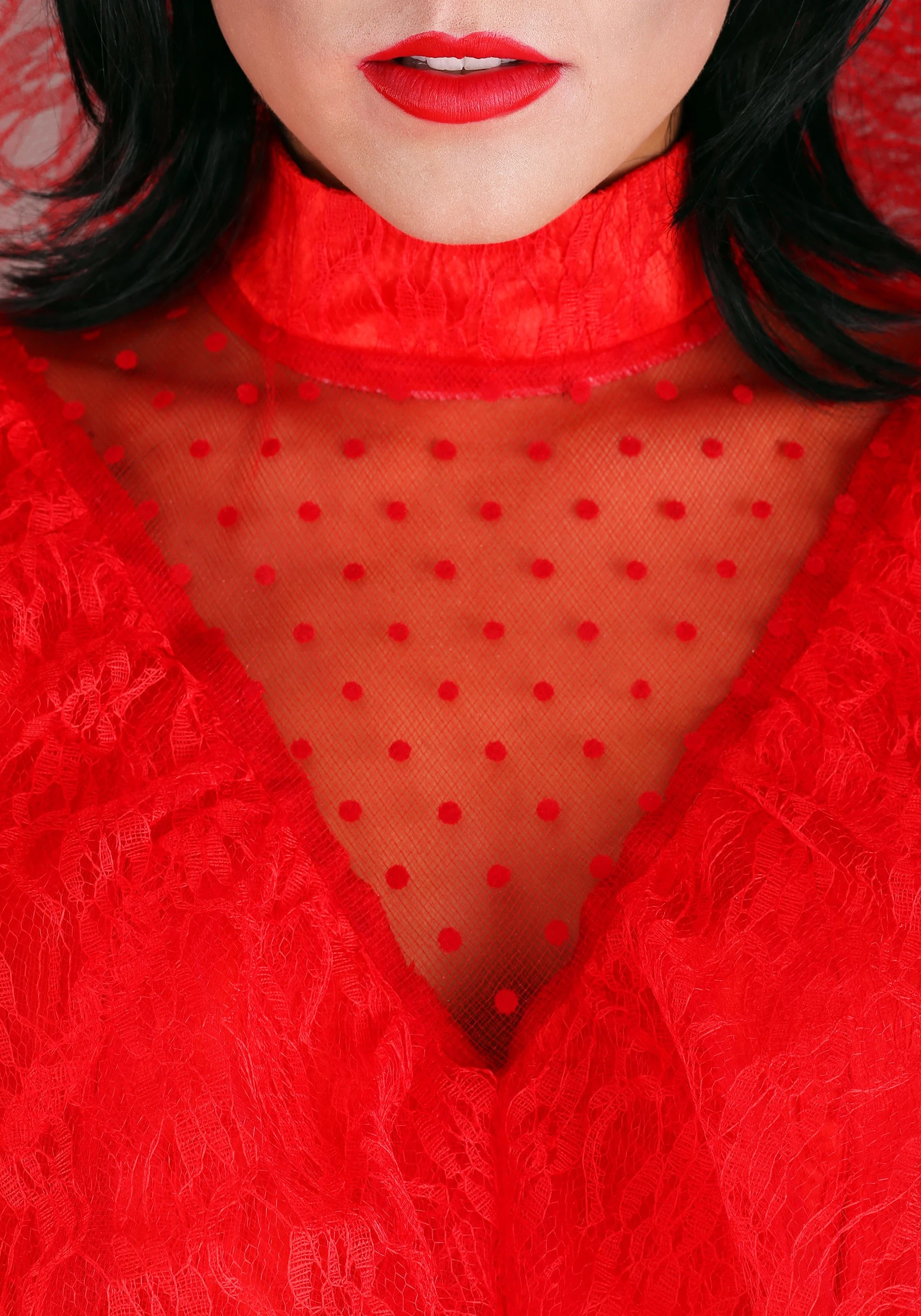 Fun Costumes Red Plus Size Gothic Wedding Dress Costume 6 Fun Costumes Red Plus Size Gothic Wedding Dress Costume - Image 4