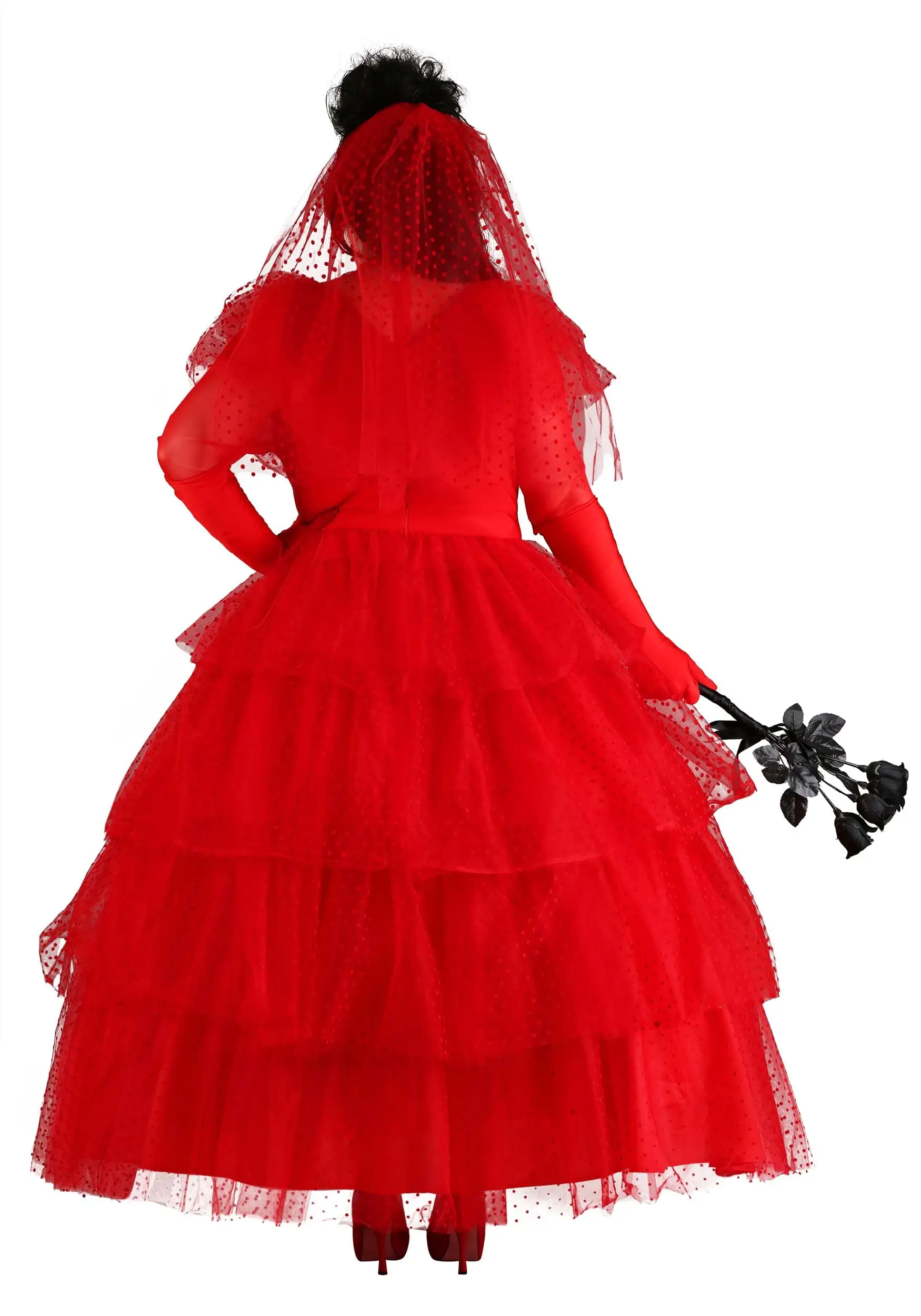 Fun Costumes Plus Size Red Wedding Dress For Women 4 Fun Costumes Plus Size Red Wedding Dress For Women - Image 2