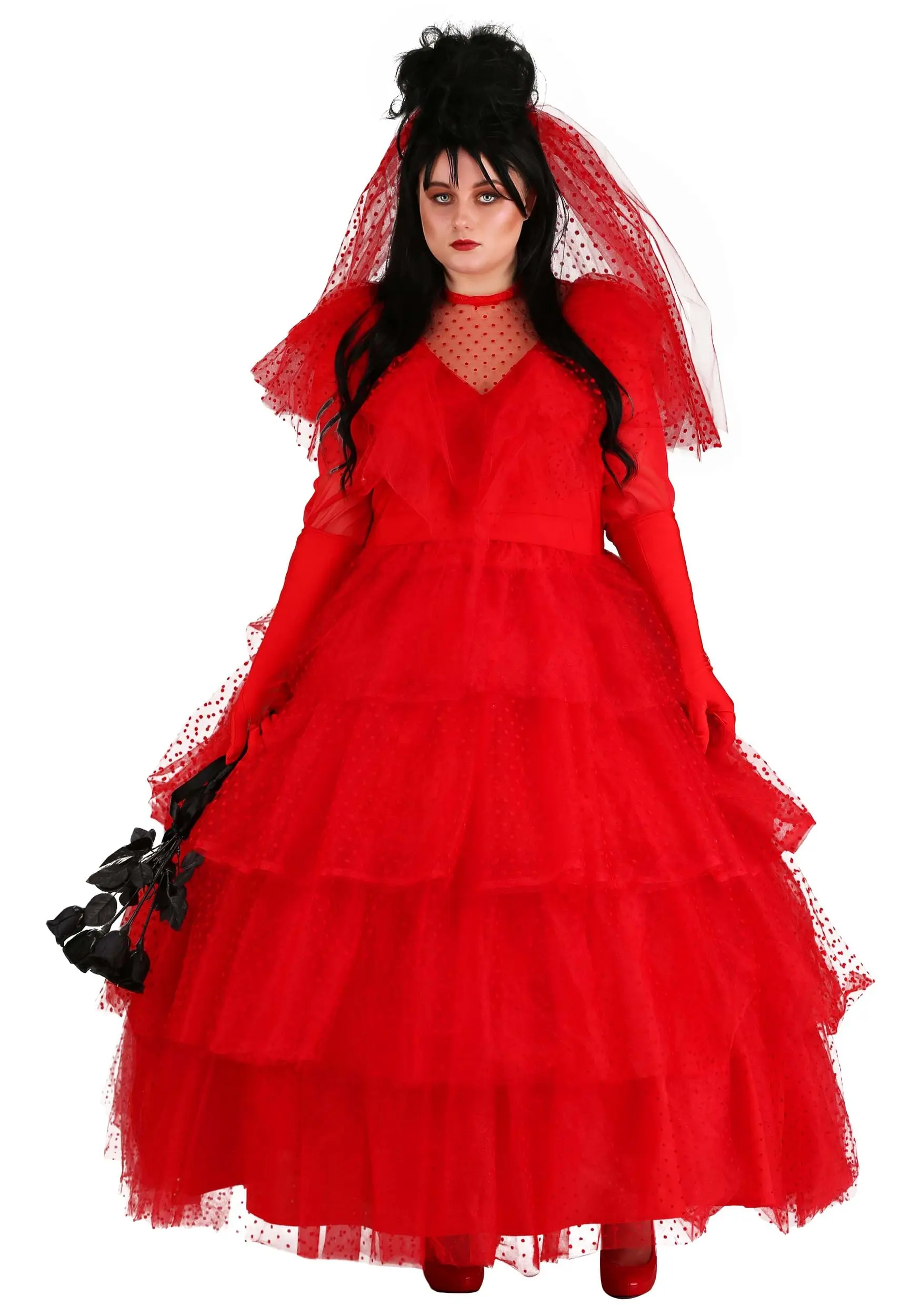 Fun Costumes Plus Size Red Wedding Dress For Women 3 Fun Costumes Plus Size Red Wedding Dress For Women