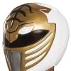 Disguise Adult Power Rangers White Ranger Helmet -Fun Costumes Store power rangers adult white ranger helmet
