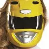 Disguise Power Rangers Adult Yellow Ranger Mask -Fun Costumes Store power rangers adult yellow ranger mask