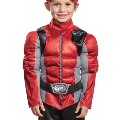 Disguise Power Rangers Beast Morphers Red Ranger Costume For Kids 7 Disguise Power Rangers Beast Morphers Red Ranger Costume For Kids -Fun Costumes Store power rangers beast morphers child red ranger clas alt 2